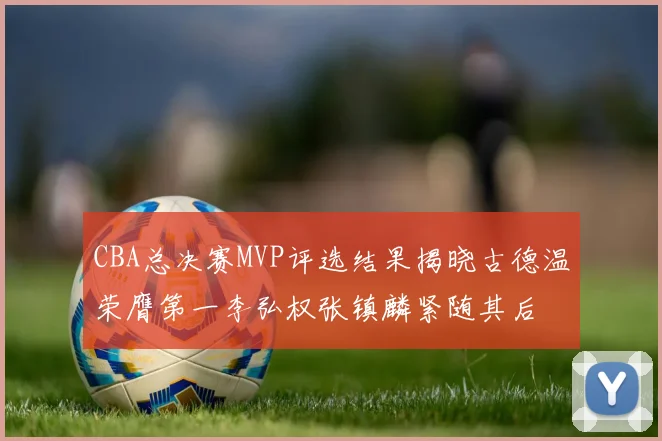 CBA总决赛MVP评选结果揭晓古德温荣膺第一李弘权张镇麟紧随其后